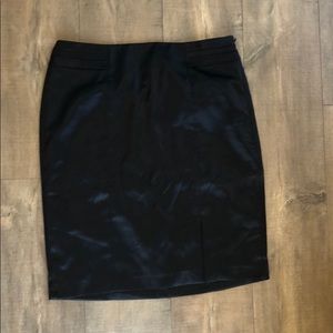 Faux leather skirt